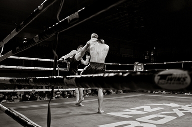 キックボクシングの試合(2011年・ニュージーランド・「中国vsニュージーランド」)